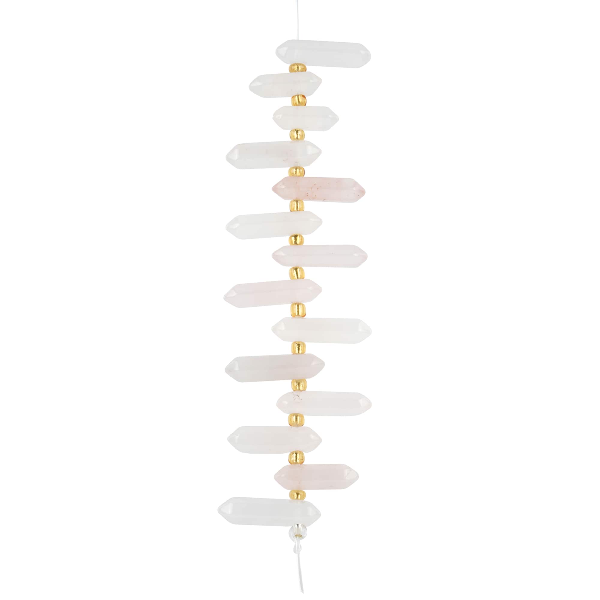 Rose Quartz Spike Beads by Bead Landing™